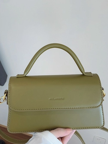 Retro PU Leather Handbag For Women Flap Square Crossbody Shoulder Bag Stylish Stitching Design Elegant Daily Fashion Bag