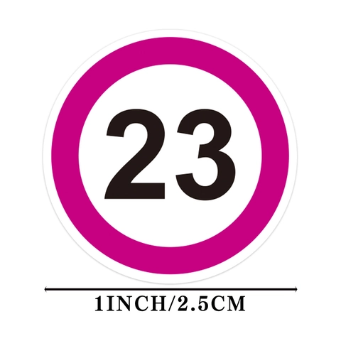Round Color Number Stickers Self Adhesive Coding Labels For Digital Classification Tags Office Home Organization