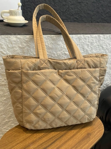 Borsa Tote Trapuntata a Rombi da Donna Grande Capacità Borsa a Spalla Imbottita Versatile per Pendolarismo e Viaggi