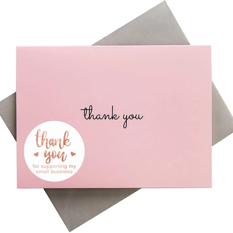 Roségold Folie Thank You Aufkleber Rund Selbstklebende Etiketten Für Small Business Geschenkverpackung Hochzeit Deko