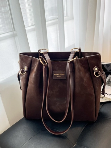 Borsa Tote da Donna di Grande Capacità in Pelle PU Moda Cucitura Borsa a Tracolla Per Lavoro Ufficio Pendolarismo Quotidiano Semplice
