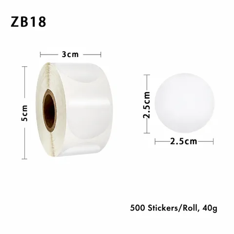Clear Round Transparent Self Adhesive Sealing Labels Waterproof Stickers For Gift Packaging Crafts Office Stationery