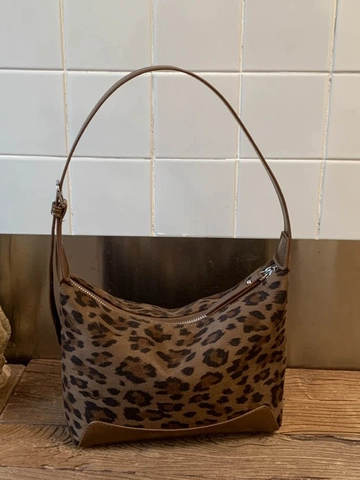 Retro PU Wildleder Look Unterarm Umhängetasche Für Damen Spleiß Design Hobo Schultertasche Für Pendler Mode Handtasche