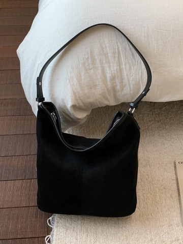 Vintage PU Leder Hobo Tasche Mit Großer Kapazität Für Damen Minimalistisches Nahtdesign Verstellbarer Schultergurt Umhängetasche Für Den Täglichen Gebrauch