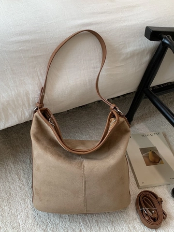 Vintage PU Leder Hobo Tasche Mit Großer Kapazität Für Damen Minimalistisches Nahtdesign Verstellbarer Schultergurt Umhängetasche Für Den Täglichen Gebrauch