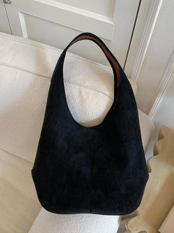 Vintage Wildleder Tote Bag Für Damen Große Kapazität Minimalistische Hobo Umhängetasche Mit Beutel Retro Urban Stil Handtasche
