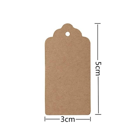 Etiquetas de Regalo de Papel Kraft en Blanco Con Cuerda de Yute Etiquetas Marrones Para Boda Fiesta DIY Mensaje Precio Etiquetas