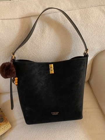 Vintage PU Leder Beuteltasche Damen Große Kapazität Umhängetasche Mit Metallverschluss Pendler Tote Bag Mode Handtasche