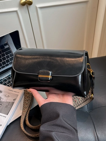 Borsa a Tracolla da Donna in Pelle PU e Suède Vintage Tendenza Urbana Piccola Borsa Quadrata per Pendolarismo e Uso Quotidiano
