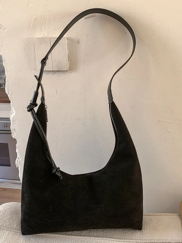 Borsa Sottobraccio Hobo in Pelle PU Retrò da Donna Borsa a Tracolla Minimalista a Mezzaluna di Grande Capacità Casual Versatile