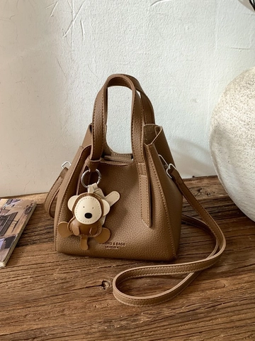 Γυναικεία Vintage Τσάντα Bucket από Δέρμα PU Κομψή Τσάντα Χειρός Με Κρεμαστό Τσάντα Ώμου για Καθημερινή Χρήση