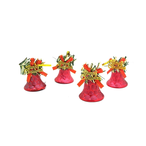 Campane Natalizie Da Appendere Con Fiocco Scritta Merry Christmas Per Decorazioni Festive Festa Albero Di Natale