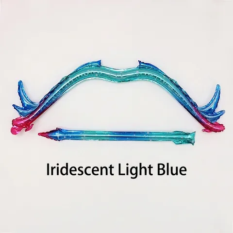 Gradient Aluminum Foil Bow And Arrow Balloon Set Starlight Pattern Inflatable Toy For Kids Birthday Party Children Day Decoration