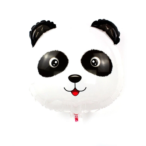 Cute Cartoon Panda Head Aluminum Foil Balloon Animal Shape Balloon For Birthday Party Decoration Event Supplies