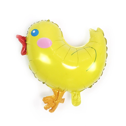 Palloncino Pulcino Giallo in Alluminio Cartone Animato Animale per Decorazioni Festa di Compleanno Pasqua
