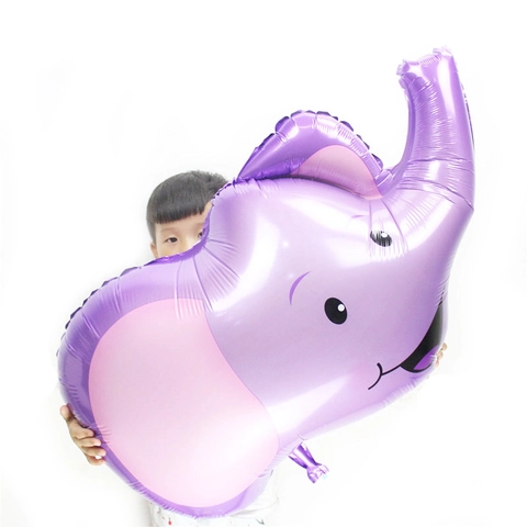 Grands Ballons en Feuille d'Aluminium Tête d'Animal Lion Tigre Zèbre Vache Girafe Singe Éléphant pour Décorations de Fête