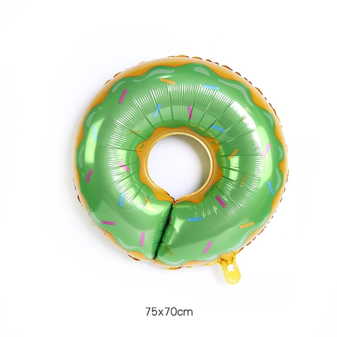 Grande Palloncino in Alluminio a Forma di Ciambella Delizioso Palloncino Donut per Decorazione Festa di Compleanno