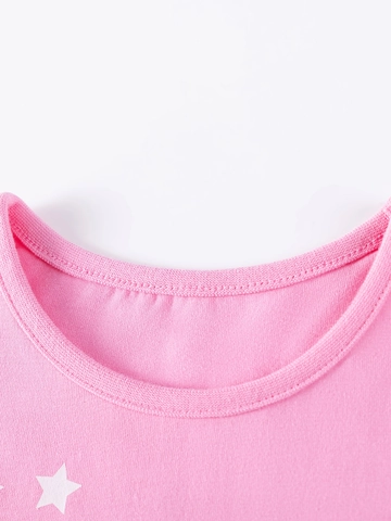 Meisjes Lange Mouwen Roze Eenhoorn Gaas Jurk Herfst Prinses Tule Glinsterende Sterren Kinderrok Casual Feestkleding