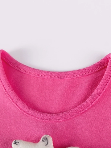 Abito Natalizio Per Bambine Maniche Lunghe In Cotone Top Rosa Rosa Tutù In Maglia Arcobaleno Ricamo Applique Topo Cartone Animato Vestito Da Festa Principessa