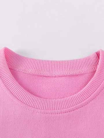 Completi Casual in Cotone da Ragazza Felpa a Maniche Lunghe con Top a Forma di Topo del Fumetto e Pantaloni per Bambini Autunnali