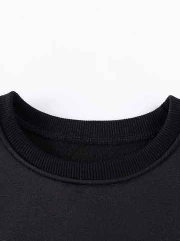 Sweat-shirt en Polaire à Imprimé Requin pour Garçons Haut à Manches Longues et Col Rond pour Enfants Vêtements Automne Hiver