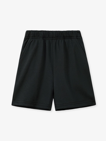 Boys Cotton Casual Shorts Summer Elastic Waist Breathable Sweatpants Soft Solid Color Kids Bottoms Short Pants Daily Wear