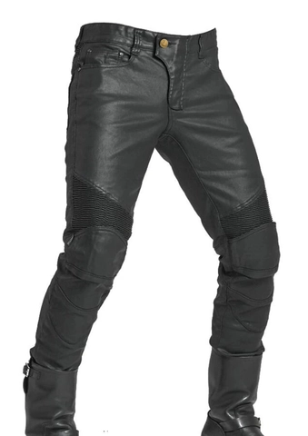 Pantalones de Moto Retro Resistentes al Viento Con Equipo de Protección Pantalones Locomotive Denim Revestido Para Hombre Mujer