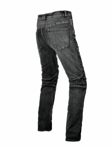 Motorfiets Beschermende Jeans Voor Heren Met Kniebeschermers Vintage Distressed Biker Rijbroek Stretch Denim Broek Voor Outdoor Fietsen