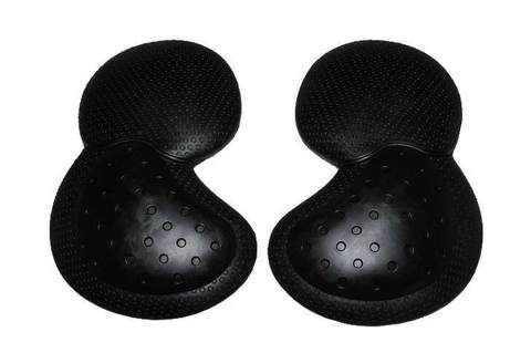 Motorcycle Knee And Hip Guards CE Level 2 Protective Gear 4-Piece Set Thickened Anti-Fall Black PU Protectors For Riding