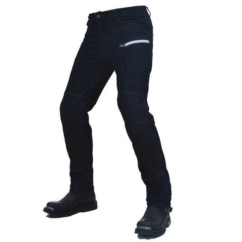 VOLERO Waterdichte Motorrijbroek Jeans Heren Afneembare CE Beschermende Pads Versterkte Bamboevezel Denim Moto Broek
