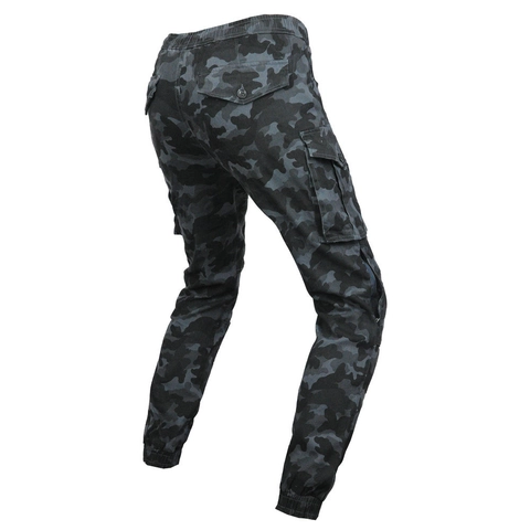 Pantaloni da Moto Con Protezioni Rimovibili Pantaloni Cargo Mimetici per Uomo Donna Vestibilità Aderente Pantaloni Tattici da Ciclismo