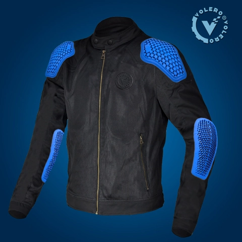 Chaqueta de Moto para Hombre Verano Malla Transpirable Protecciones Desmontables Chaqueta de Carreras Anticaída
