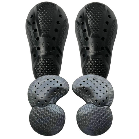 CE Level 2 Certified Motorcycle Riding Protective Gear Breathable PU Honeycomb Knee And Hip Protector Pads For Biker Men Women