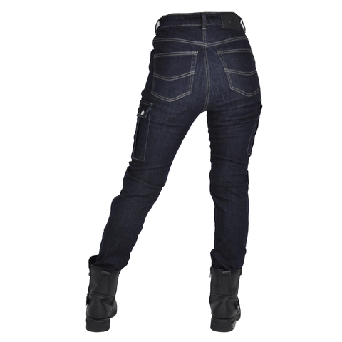 Women Motorcycle Riding Jeans Protective Pants With Detachable Hip Knee Pads Nylon Stretch Cargo Biker Slim Fit Racing Trousers