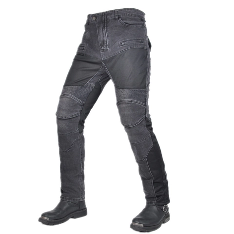 Men Motorcycle Riding Jeans Summer Breathable Mesh Denim Pants With Removable Silicone Protective Gear Armor Motorbike Biker Trousers