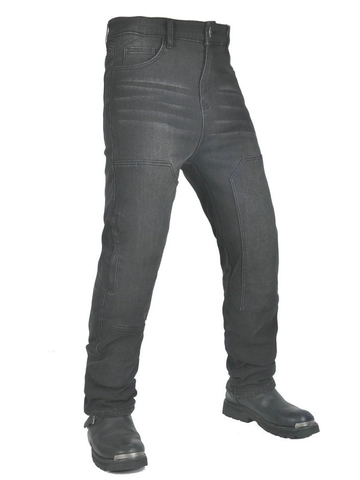 Men's Motorcycle Riding Jeans With CE Certified Protective Pads Vintage Abrasion Resistant Denim Biker Pants For Off-Road Racing