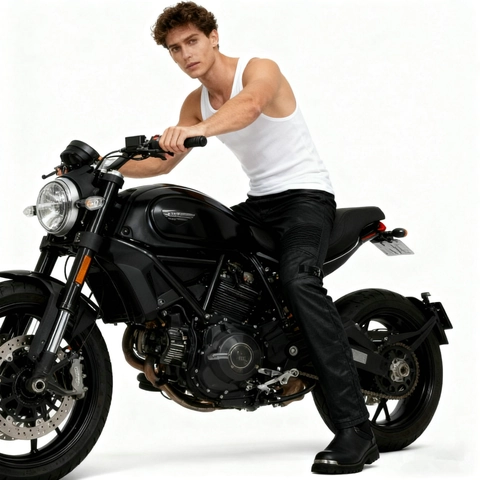Men Motorcycle Riding Pants Coated Denim Protective Racing Trousers With Removable Pads Stretch Panels Windproof Gear