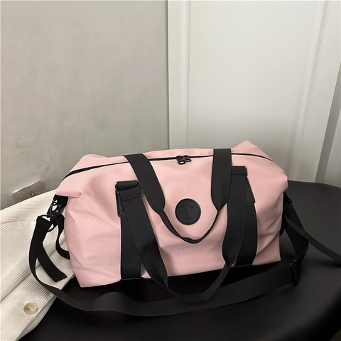 Large Capacity Travel Bag Waterproof Nylon Duffel Bag Lightweight Weekend Overnight Shoulder Bag For Women Men Gym Sports Handbag
