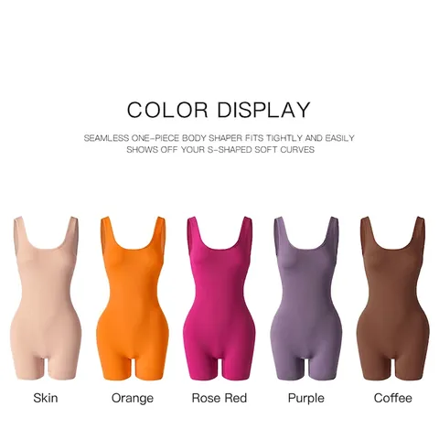 Body Senza Cuciture Sexy Senza Schienale da Donna Modellante Elasticizzato Controllo Addominale Sollevamento Glutei Slim Fit Yoga Fitness Sportivo