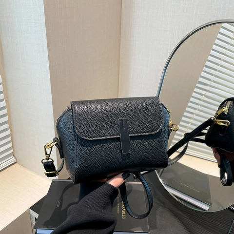 Sac à Épaule Minimaliste en Cuir PU pour Femmes Texture Litchi Petit Sac Bandoulière Carré Sac à la Mode Quotidienne pour Femmes