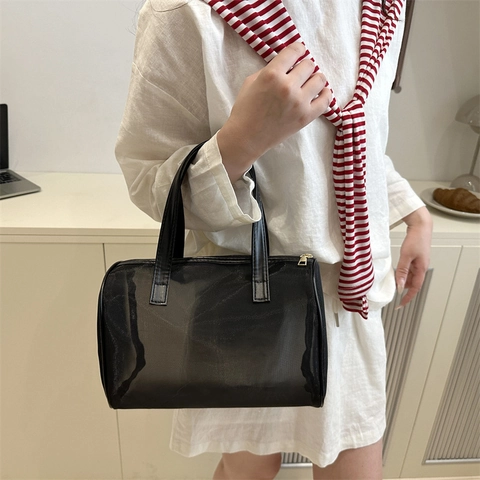 Sac Fourre-tout Minimaliste en Maille pour Femmes Grande Capacité Sac à Main Respirant Léger Sac de Rangement Portable