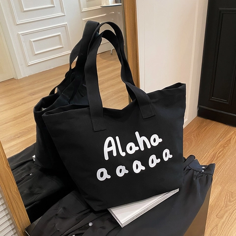 Women Large Capacity PU Leather Tote Bag Fashion Letter Print Shoulder Bag Casual Underarm Bag For Daily Shopping