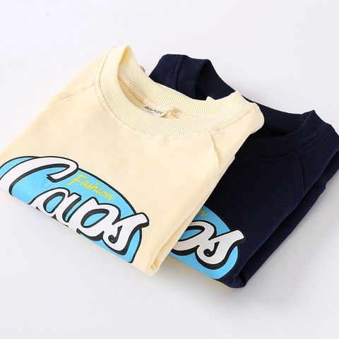 Chaleco Sudadera Sin Mangas para Niños Mezcla de Algodón Cuello Redondo Pullover Estampado de Dibujos Animados Casual Top Infantil