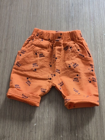Boys Summer Cotton Blend Shorts Letter Star Print Korean Style Casual Comfortable Breathable Elastic Waist Kids Bottoms