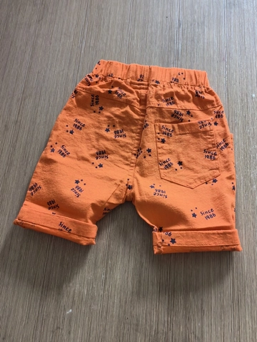 Boys Summer Cotton Blend Shorts Letter Star Print Korean Style Casual Comfortable Breathable Elastic Waist Kids Bottoms