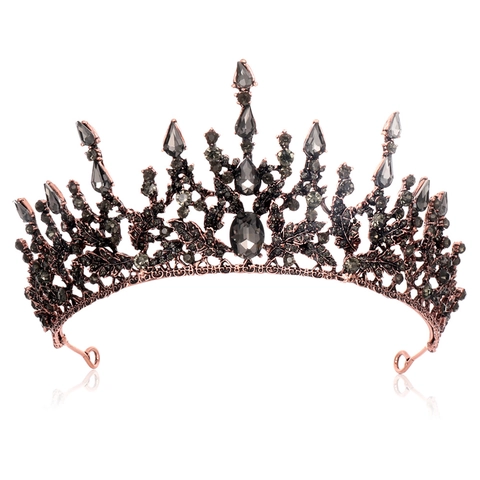 Lussuosa Corona da Sposa in Lega Strass Dea Greca Tiara Accessori per Matrimonio Festa Spettacolo Gioielli per Capelli Donna