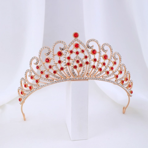 Luxus Legierung Strass Hochzeit Krone Tiara Für Damen Barock Stil Kopfschmuck Für Braut Geburtstag Party Haarschmuck