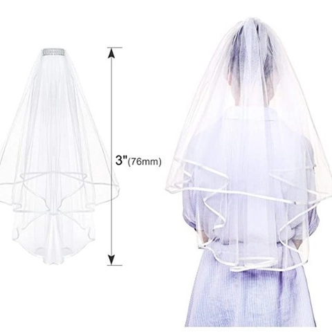 White Satin Sash Rhinestone Bride Tiara Crown Double Layer Veil Heart Sunglasses Bachelorette Party Wedding Decorations For Women
