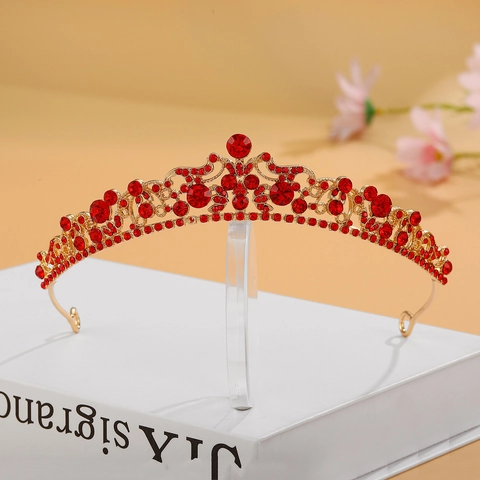 Luxus Legierung Strass Brautkrone Barock Hochzeit Tiara Für Damen Prinzessin Geburtstag Party Haarschmuck