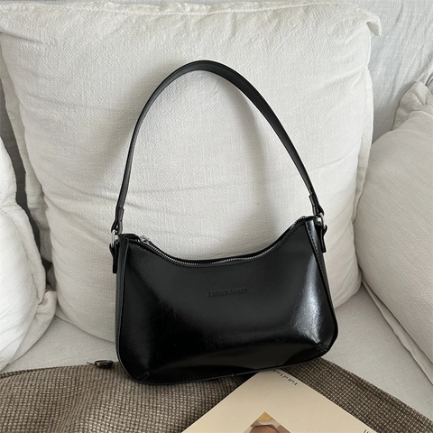 Borsa Sottobraccio Retro di Alta Qualità Per Donna Borsa a Raviolo di Moda Design di Nicchia Borsa a Tracolla Minimalista in Pelle Sintetica